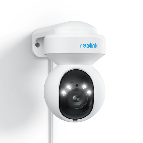 Picture of REOLINK 4K Outdoor Security Camera, PTZ Camera for Home Security, Wi-Fi 6 New Technology, Motion Tracking Person/Vehicle/Pet Detection, 3X Optical Zoom, Motion Spotlight, Local Storage, E1 Outdoor Pro