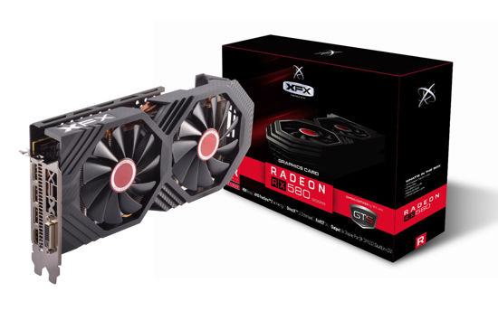 Picture of XFX Radeon RX 580 GTS XXX Edition 1386MHz OC+, 8GB GDDR5, VR Ready, Dual BIOS, 3xDP HDMI DVI, AMD Graphics Card (RX-580P8DFD6)