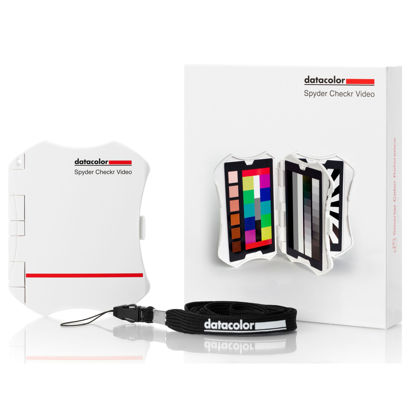 Picture of Datacolor Spyder Checkr Video - Video Color Tool with Patent-Pending Color Pattern Card That leverages How Video is Processed, for More Color Information at-a-Glance for Precise Color & Exposure.