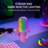 Picture of Razer Seiren V3 Chroma RGB USB Microphone: Stream & Game Reactive Lighting - Tap-to-Mute Sensor - Condenser Mic - Digital Gain Limiter & Shock Absorber - PC, Discord, OBS Studio, XSplit - Quartz Pink