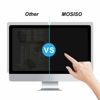 Picture of MOSISO 25-27 inch Computer Privacy Screen Filter, Hanging Removable Acrylic Screen Protector Anti Glare Eye Protection for Diagonal 25,25.5,26.5,27 inch 16:9 Aspect Ratio Widescreen Desktop PC Monitor