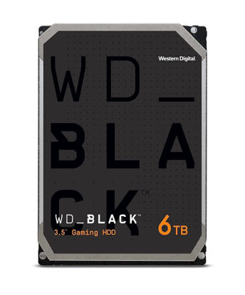 Picture of WD_BLACK 6TB Gaming Internal Hard Drive HDD - 7200 RPM, SATA 6 Gb/s, 128 MB Cache, 3.5" - WD6004FZWX