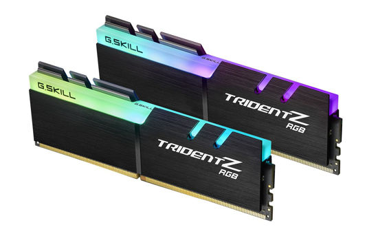 Picture of G.SKILL Trident Z RGB Series (Intel XMP) DDR4 RAM 64GB (2x32GB) 3600MT/s CL18-22-22-42 1.35V Desktop Computer Memory UDIMM (F4-3600C18D-64GTZR)