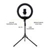 Picture of Vivitar LED Ring Light with Stand, 18 Inch Adjustable Brightness Ring Light with Tablet Holder and Wireless Remote, Portable Lighting for Photo Studio, Makeup, Streaming, Photography