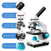 Picture of HSL 40X-2000X Microscope for Kids,Monocular Compound Microscope Kit for Students Adults,Dual LED Powerful Biological Microscopes Set for Lab School Laboratory Education Science Beginner 1000x 2000x