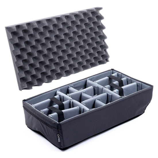 Picture of Grey Padded Dividers & Lid Foam for The Pelican 1556 Air case.