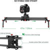 Picture of Zecti Camera Slider 47" /120cm Manual Control Panoramic Shooting, Video Capture, Slider Smooth and Stable, 120°Panoramic Shooting, Carbon Fiber Tube Maximum Load 16Ib