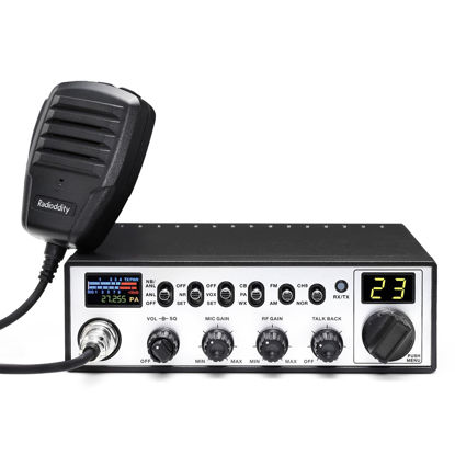 Picture of Radioddity CB-900 PRO CB Radio, AM/FM Mobile Radio with NOAA, RX & TX Noise Reduction, ASQ VOX Instant Emergency Channel 9, Support PA System, SWR High Alert for Trucker Driver