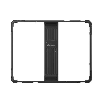 Picture of Accsoon PowerCage Pro II with ACCO4 NP-F Battery Plate Adapter for iPad Pro-12.9” Protection Cage, Adjustable Protection Case Compatible with iPad Pro (Gen 3,4,5,6)-Easy to Use