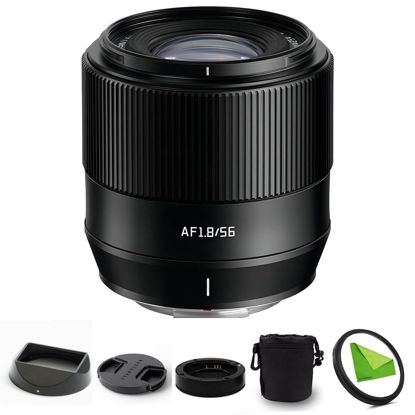 Picture of TTArtisan 56mm F1.8 X-Mount APS-C Autofocus Prime Lens for Fujifilm Fuji X-Mount Cameras X-A1 X-A10 X-A3 X-A5 X-A7 X-M1 X-H1 X-H2 X-H2S X-T1 X-T10 X-T100 X-T2 X-T20 X-T200 X-T3 X-T30 X-T30II X-T4 X-T5