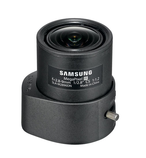 Picture of Samsung SS424 SLA-M2890DN CCTV Camera Lens 1/2.8" CS Mount 3 MEGAPIXEL VARIFOCAL 2.8-9MM Manual Focus & Zoom