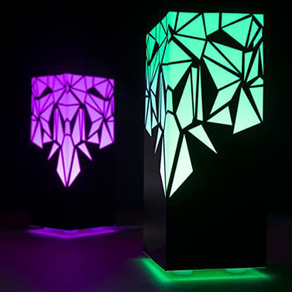 Picture of ZOCI VOCI Telepathy Lamp for Long Distance | Wi-Fi Enabled LED Lights (Set of 2) | Unique Gift for Families | App Based Easy one time Set-up, 200+ Colors to Play with (Diamonds)