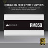 Picture of CORSAIR RM Series (2021), White, RM850, 850 Watt, 80 Plus Gold Certified, Fully Modular Power Supply