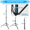 Picture of EMART Photo Video Studio Backdrop Stand, 10 x 10ft Heavy Duty Adjustable Photography Muslin Background Support System Kit