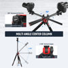 Picture of NEEWER 79 inch Camera Tripod Monopod with Center Column and Ball Head Aluminum, Arca Type QR Plate, Bag, Horizontal Tripod Overhead Camera Mount for DSLR Camera, Video Camcorder, Max Load: 33lb