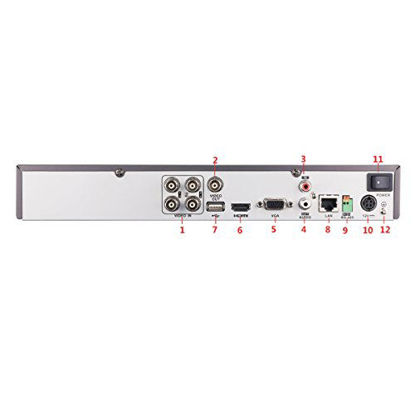 Picture of LTS LTD8304K-ET 4CH H.265+ TVI AHD Analog CVI and 1CH 4MP IP 5 in 1 1080P HDMI DVR