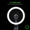 Picture of Razer Ring Light 12" Streaming and Selfie Light: Customizable Light Spectrum - Adjustable Brightness - Includes Tripod, Phone and Webcam Mount - Designed for Streaming and Twitch - Compatible w/Kiyo