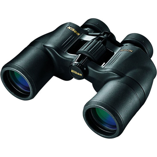 Picture of Nikon ACULON A211 10x50 Binocular | Multilayer coating, Porro prism Binocular with turn and slide eyecups, Tripod Adaptable | Official Nikon USA Model