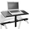 Picture of VIVO Universal Wooden Laptop Treadmill Desk, Adjustable Ergonomic Notebook Mount Stand for Treadmills, Includes Mouse Pad and Wrist Support, Stand-TDML4