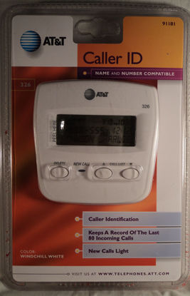 Picture of AT&T 326 Caller ID Clam Shell (Wind Chill White)