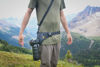 Picture of Cotton Carrier Slingbelt with Tether for One Camera. Camera Harness for Hiking and Traveling for Hands-Free Carrying