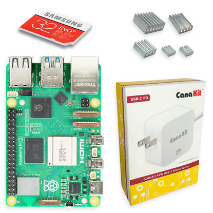 Picture of CanaKit Raspberry Pi 5 Basic Kit (8GB RAM | 32GB SD Card)