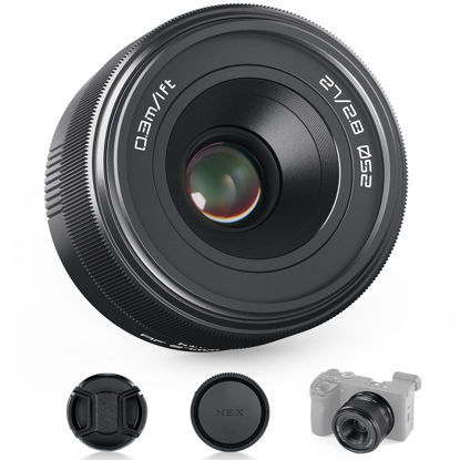 Picture of NEEWER 27mm F2.8 APS-C Autofocus Lens Compatible with Sony E Mount Cameras, AF STM Large Aperture Lens for ZV-E10 A5100 A6100 A6300 A6400 A6500 A6600 NEX-5T NEX-5N NEX-7, LS-50