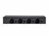 Picture of Monoprice SSVC-4.1 Single Input 4-Channel Speaker Selector with Volume Control, Impedance Protection, Individual Zone On/Off Buttons, Black, Model Number: 138159