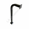 Picture of Aluminum Gooseneck Pedestal Keypad Stand Access Control Pedestal mounts gate keypad mounting Post 2" x 2" x 42" (Black)