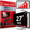 Picture of SightPro 27 Inch 16:9 Computer Privacy Screen Filter for Monitor - Privacy Shield and Anti-Glare Protector