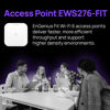 Picture of EnGenius Wireless AP (EWS276-FIT) | True 4X4 Wi-Fi 6 Dual Band AX3600 | 2.5Gbe PoE+ | Cloud & App & OnPrem Control Options | WPA3, MU-MIMO, Mesh & Seamless Roaming | Power Adapter Not Included