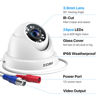 Picture of ZOSI 4 Pack 2MP 1080p HD-TVI Home Security Camera Outdoor Indoor 1920TVL, 24PCS LEDs, 80ft Night Vision, 90°View Angle, Weatherproof Surveillance CCTV Dome Camera