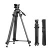 Picture of SmallRig AD-50Lite Video Tripod, Heavy Duty Tripod with 360°Fluid Head, 62" Aluminum Alloy Travel Tripod with QR Plate, Lift Rope, Load up to 11lb for DSLR, Camcorder, Camera - 4684