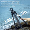 Picture of SmallRig AD-50Lite Video Tripod, Heavy Duty Tripod with 360°Fluid Head, 62" Aluminum Alloy Travel Tripod with QR Plate, Lift Rope, Load up to 11lb for DSLR, Camcorder, Camera - 4684