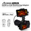 Picture of Accsoon SeeMo HDMI to USB-C Video Monitoring for iOS Devices, 1080P@60fps Video Output, Compatible with i.Phone/iPad Devices, Low Latency & Real-time Monitor, RTMP Live Streaming-Easy to Use