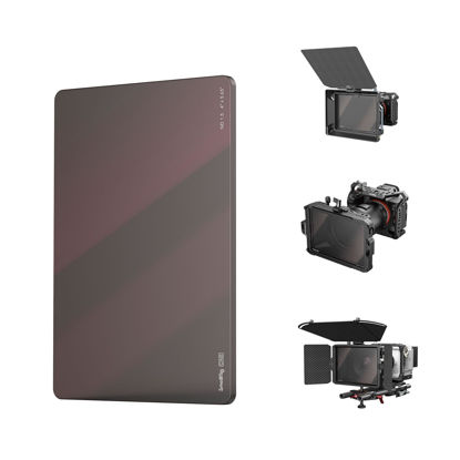 Picture of SmallRig 4 x 5.65 ND 1.5 (5 Stop) Filter, Square Neutral Density Filter, 4mm Thick Multi-Layer Coated B270 Optical Glass, 3.13% Light Transmittance for Matte Box Outdoor Filming - 4226