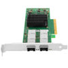 Picture of Vogzone 25GbE NIC Network Card for VG-MCX4121A-ACAT with Mellanox ConnectX-4 Lx Chipset Ethernet Server Adapter PCIe 3.0 x8 2*SFP28 Ports Support RDMA