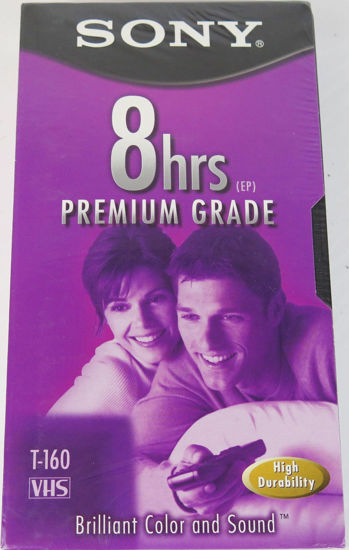 Picture of Sony T-160 Premium Grade VHS Tapes - 10 Pack