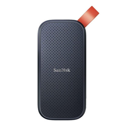 Picture of SanDisk 2TB Portable SSD - Up to 520MB/s, USB-C, USB 3.2 Gen 2 - SDSSDE30-2T00-G25,Solid State Drive