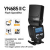 Picture of Yongnuo YN685II YN685 II Flash Speedlite, GN60 ETTL HSS + 2.4G Wireless Trigger System, Master Slave for Canon 5DIII 6DII 800D 77D 7D2 T4i T3i 1300D 70D