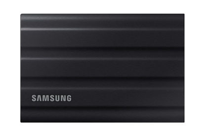 Picture of SAMSUNG Portable SSD T7 Shield, 1TB, USB 3.2 Gen.2, 1050MB/s Read, 1000MB/s Write, Robust External Hard Drive Outdoor for Mac, PC and Smartphone, Black, MU-PE1T0S/EU