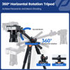 Picture of Fotopro 68 inch Camera Tripod Horizontal 360 Tripod Portable Monopod with Ball Head 16KG Load Capacity Quick Release Plate, for Travel and Work