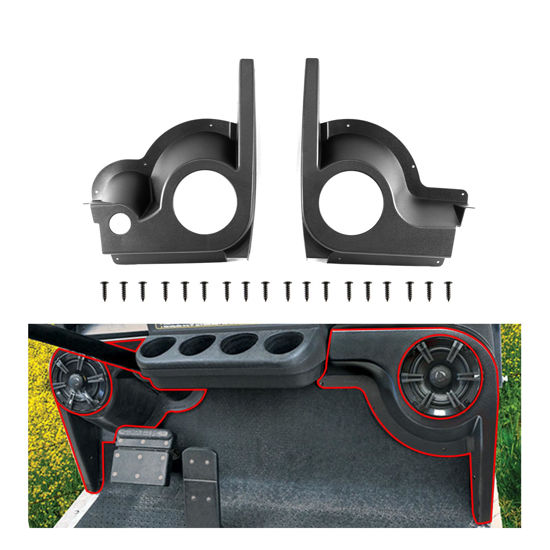 Picture of Golf Cart Speaker Pods Compatible with 1994-2023 EZGO TXT Replacement for 627153 Pair Speaker Stands