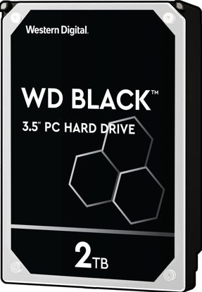 Picture of Western Digital 2TB WD Black Performance Internal Hard Drive HDD - 7200 RPM, SATA 6 Gb/s, 64 MB Cache, 3.5" - WD2003FZEX