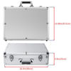 Picture of AxiGear Aluminum Hard Case with DIY Customizable Foam Insert - 19 x 14 x 6in (Chrome Finish)