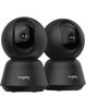 Picture of Hugolog 4K 8MP Indoor Pan/Tilt Security Camera with Auto-Focus(2pcs),Ideal for Baby Monitor/Pet Camera/Home Security,Starlight Color Night Vision,Human/Pet AI,Noise Reduction,US Cloud,Works with Alexa