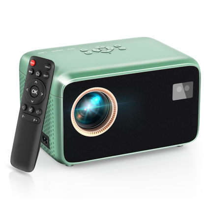 Picture of 【Electric Focus】4K Projector with WiFi and Bluetooth, TMY Smart Portable Projector with 400 ANSI, Movie Projector for Phone/TV Stick/HDMI/USB/Laptop/DVD/PS5, Mini Projector for Bedroom or Outdoor