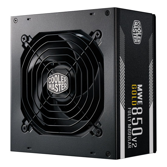 Picture of Cooler Master MWE Gold 850 V2 Full Modular, 850W, 80+ Gold Efficiency, 2 EPS Connectors, 120mm HDB Fan, Semi-fanless Operation, 5 Year Warranty