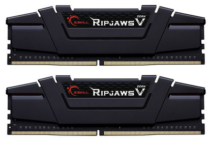 Picture of G.SKILL Ripjaws V Series (Intel XMP) DDR4 RAM 64GB (2x32GB) 3600MT/s CL18-22-22-42 1.35V Desktop Computer Memory UDIMM - Black (F4-3600C18D-64GVK)