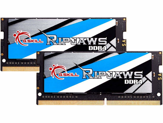 Picture of G.SKILL Ripjaws DDR4 SO-DIMM Series DDR4 RAM 64GB (2x32GB) 3200MT/s CL22-22-22-52 1.20V Unbuffered Non-ECC Notebook/Laptop Memory SODIMM (F4-3200C22D-64GRS)